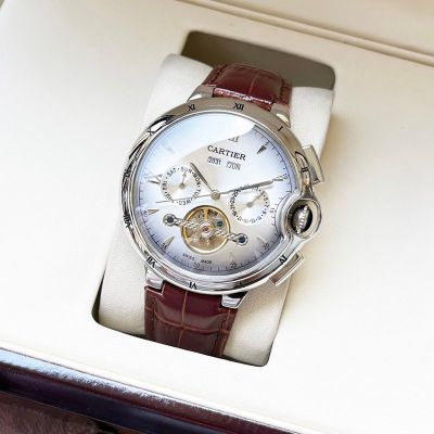 Cartier 316L Steel 44*12MM Business Leisure Fashion Watch